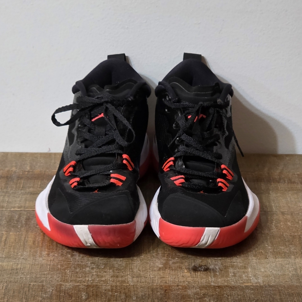 Jordan Zion 1 'Bloodline' (GS) [Black/Bright Crimson] Kid's Size 7Y - Picture 3 of 7